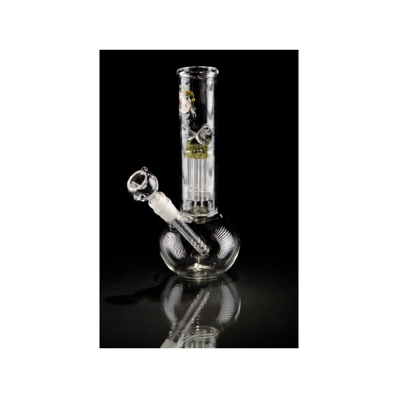 Bong Ice Percolator Cheap Gelb 25cm