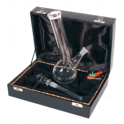 Bong in Glass with Box 23cm (14.5er)