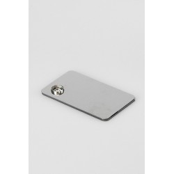 Pipe silver metallic card