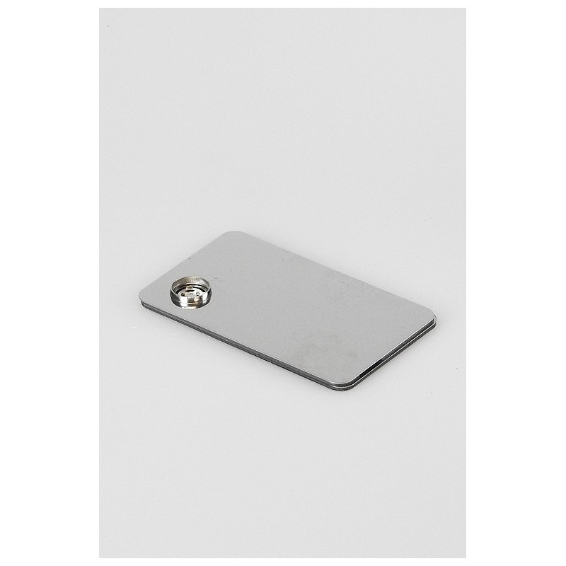 Pipe silver metallic card