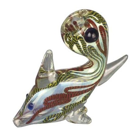 Pipe de poisson en verre (10cm)