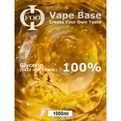 E-Liquid Base Foo Fluids 100% VG (1000ml)