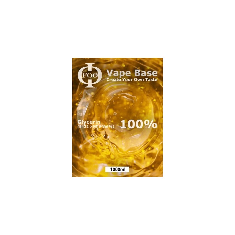 E-Liquid Base Foo Fluids 100% VG (1000 ml)