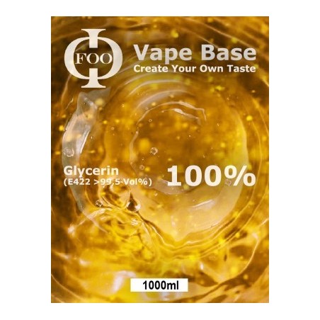 E-Liquid Base Foo Fluids 100% VG (1000 ml)