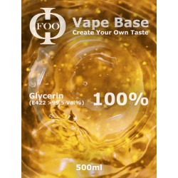 E-Liquid-Basis Foo Fluids 100% VG (500 ml)