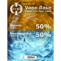 E-Liquid Base Foo Fluids 50%VG/50PG (1000ml)