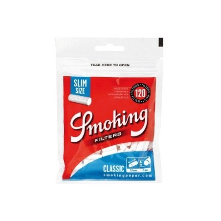 Filtres Smoking Classic 6mm Slim Taille