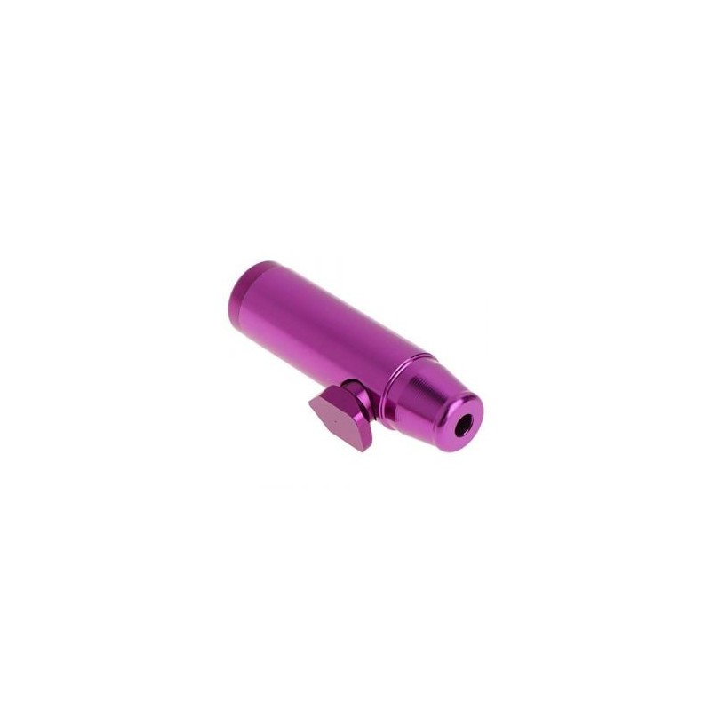 Dispenser in Purple Aluminum