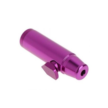 Dispenser in Purple Aluminum