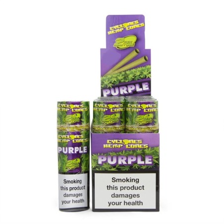 Pre-rolled Cyclones Hemp 'Purple' (2PZ)