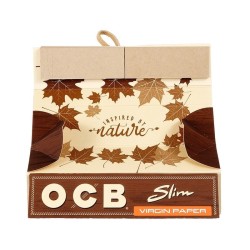 OCB Unbleached Virgin King Size Slim + Filtres à plateau roulant