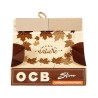 OCB Unbleached Virgin King Size Slim + Rolling Tray filters