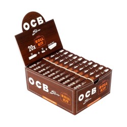 OCB Unbleached Virgin King Size Slim + Filtres à plateau roulant