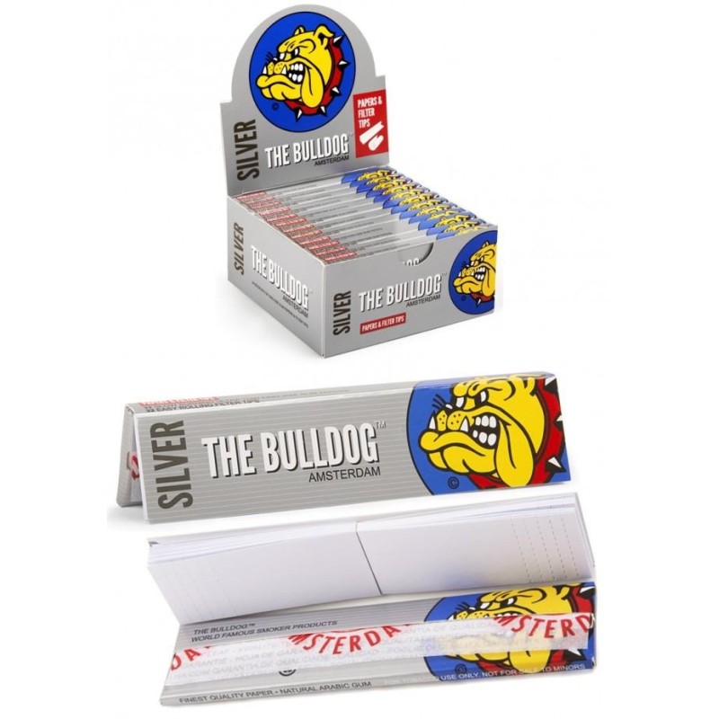 Bulldog Silver King Size Slim + Filtres Bulldog Silver King Size Slim + Filtres