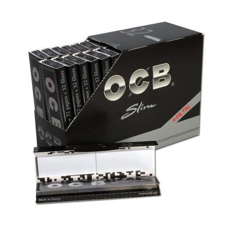 OCB Black Premium King Size Slim + Filters