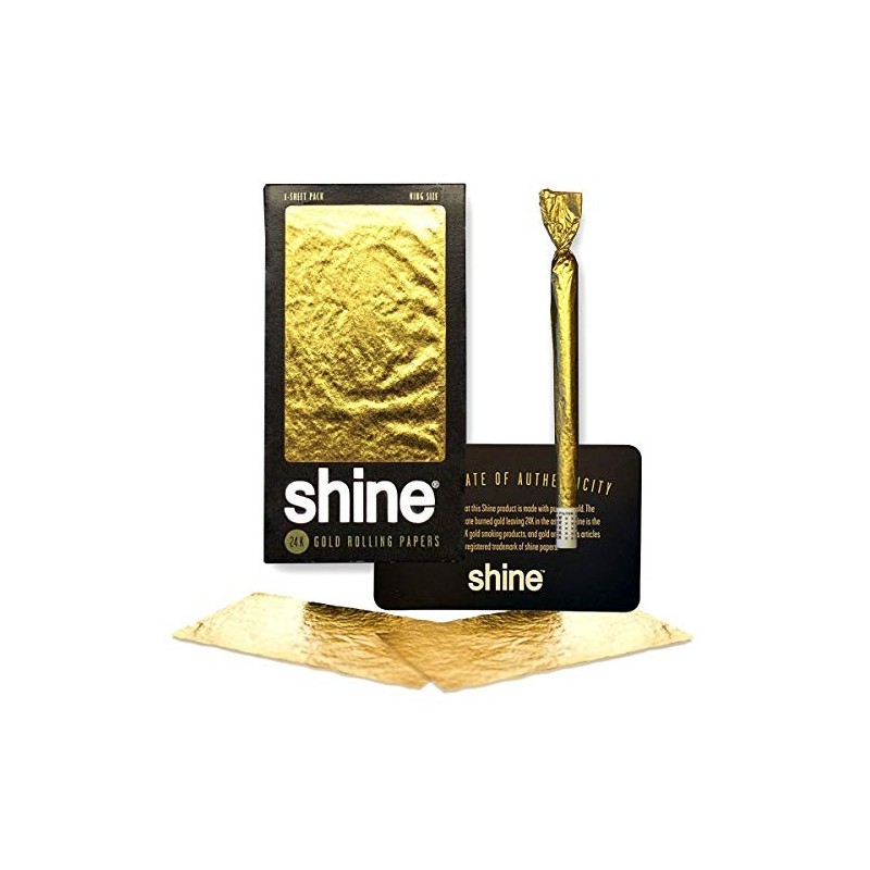 Shine 24 1/4 Medium Size 12 Cartine Gold