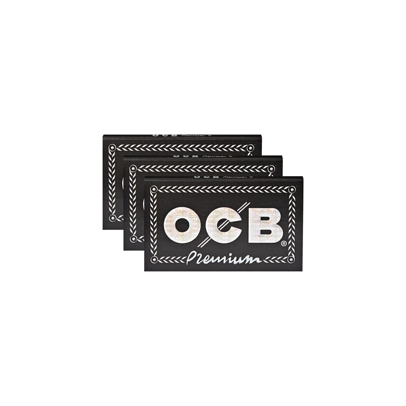 OCB Black Premium Double Regular Size 3PZ