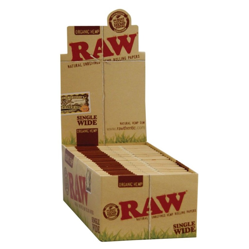 Raw Organic Single Wide normale Größe Box Raw Organic Single Wide normale Größe Box