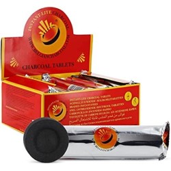 Carbone Shisha Accensione Immediata 10PZ