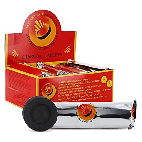 Carbone Shisha Accensione Immediata 10PZ