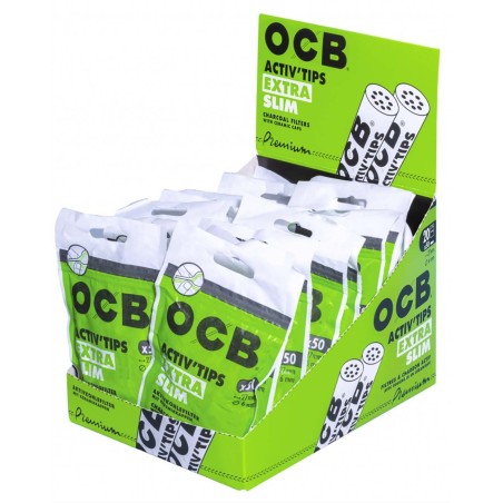 Filter OCB ActivTips Extra Slim Size Box 20pz