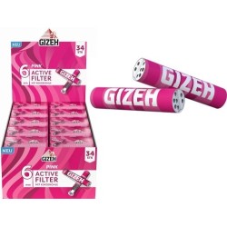 Filtri Gizeh Active Filter Pink Slim SIze Box 10pz
