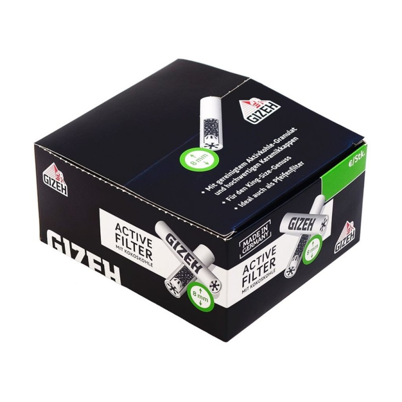 Filtri Gizeh Active Filter Regular Size 200pz 8mm Filtri Gizeh Active Filter Regular Size 200pz 8mm