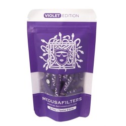 Medusa Slim Size Violet Edition Filters 50pcs 6mm Coconut Carbon Cellulose