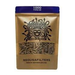 Medusa Slim Size Violet Filters -edition 100 6mm Coconut Carbon Cellulose Glass Container