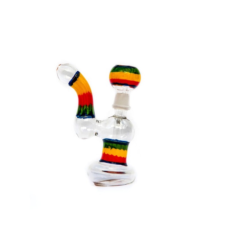 Bong in Vetro Rasta per Wax