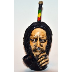 Pipa a Mano 'Uomo Rasta' 16cm