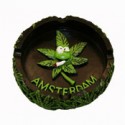 Ashtray with Leaf Grass