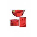 Oil Black Leaf Silly Silicone Cake Red
