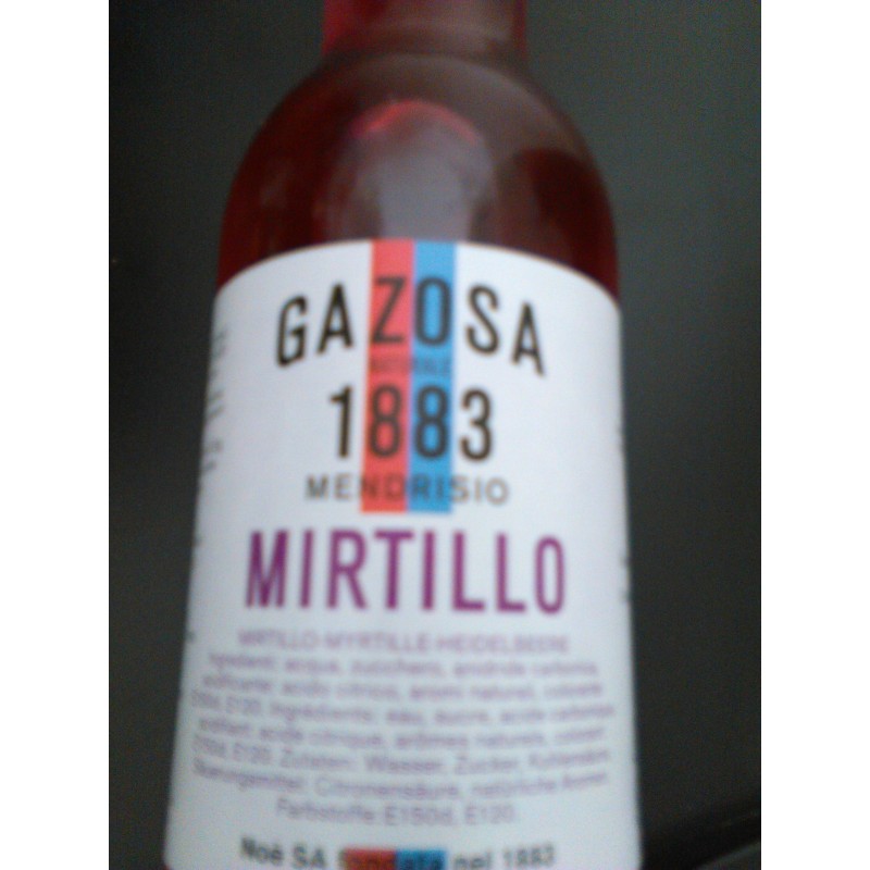 Gazosa Natural Ticinese blueberry (330ml)