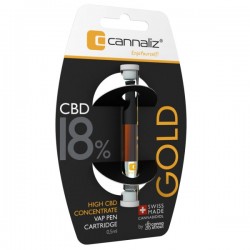 Cartuccia Cannaliz CBD E-Luquid Gold ( 18% CBD 0,5ml )