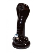 Bong Cobra Noir Céramique (23cm)