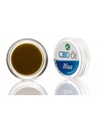 Label d'huile bleue CBD 10% (1g)