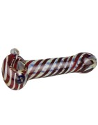 Pipe en verre en spirale (11cm)