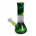 Bong Ice in Glass Percolator (Green)