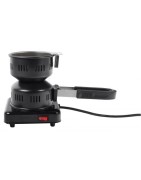 Schwarzer Kocher mit Griff (500W)