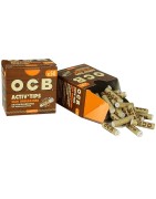 Filtri OCB Activ Tips unbleached Extra Slim Size 50pz 6mm