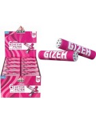 Gizeh Filtre Actif Rose Slim Taille Boîte 10pcs