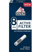 Filtre actif Gizeh taille régulière 10 pièces 8 mm