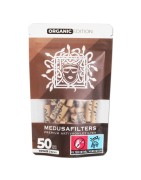 Filtri Medusa Slim Size 50pz 6mm Carbone di Cocco Cellulosa