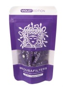 Medusa Slim Size Violet Edition Filters 50pcs 6mm Coconut Carbon Cellulose