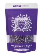 medusa filters Slim Size Violet Edition 255pcs 6mm Cellulose de carbone de noix de coco