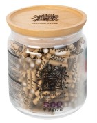 Filtri Medusa Slim Size Organic Edition 500pz 6mm Carbone di Cocco Cellulosa Contenitore in Vetro