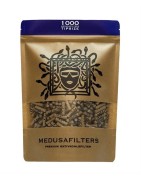 Medusa Slim Size Filter 1000 Stück 6 mm Kokosnuss-Kohlenstoff-Zellulose