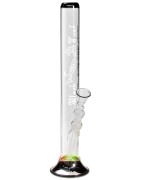 Black Leaf' Glass Bong 'Tiger' & Flashing Base