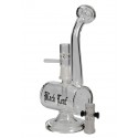 Black Leaf' Glass Pipe with Shower Head Diffusor